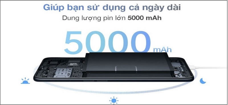 Dung lượng của OPP0 A16 lớn hơn